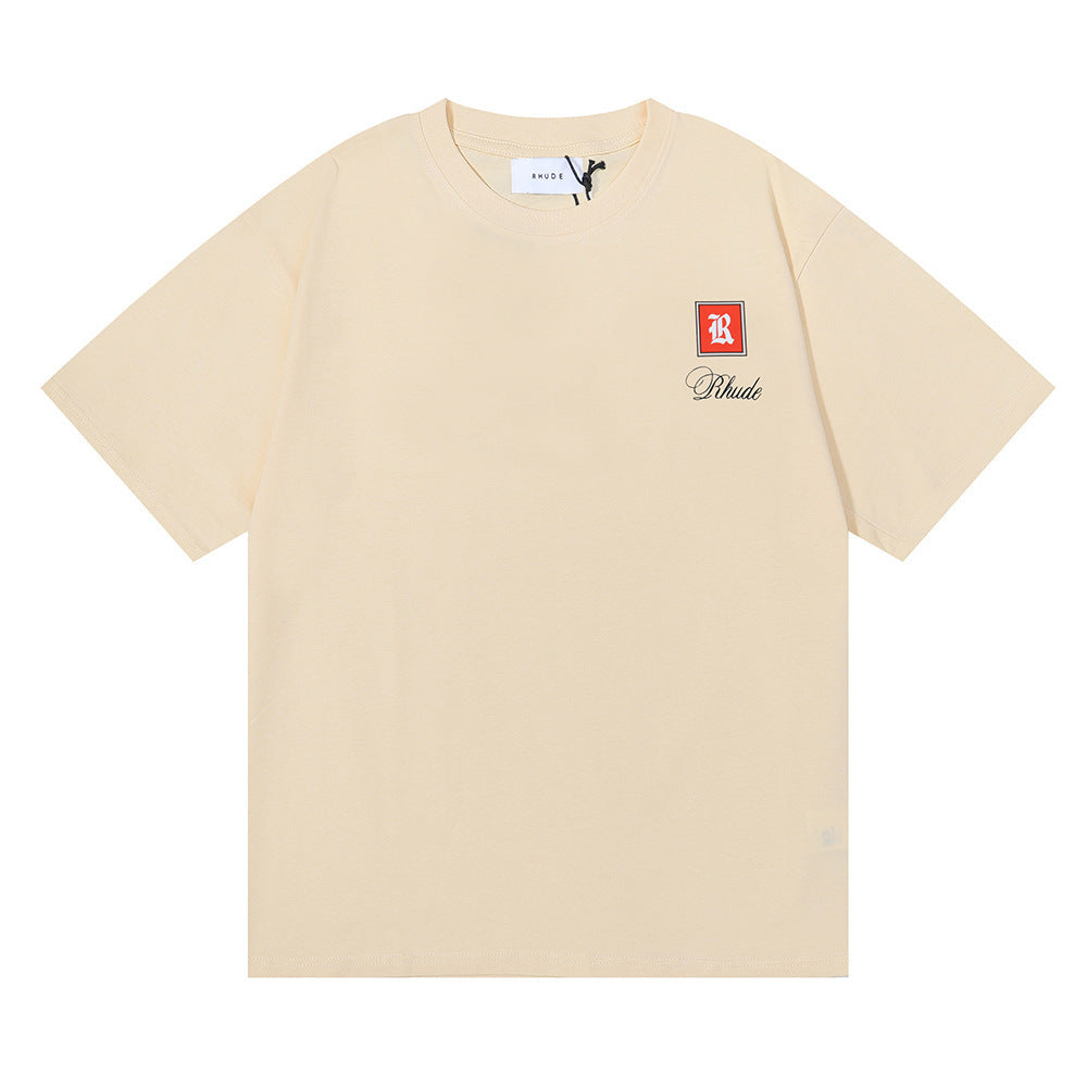 Rhude T Shirt Moroccan Micro Printed Short Sleeve T-Shirt