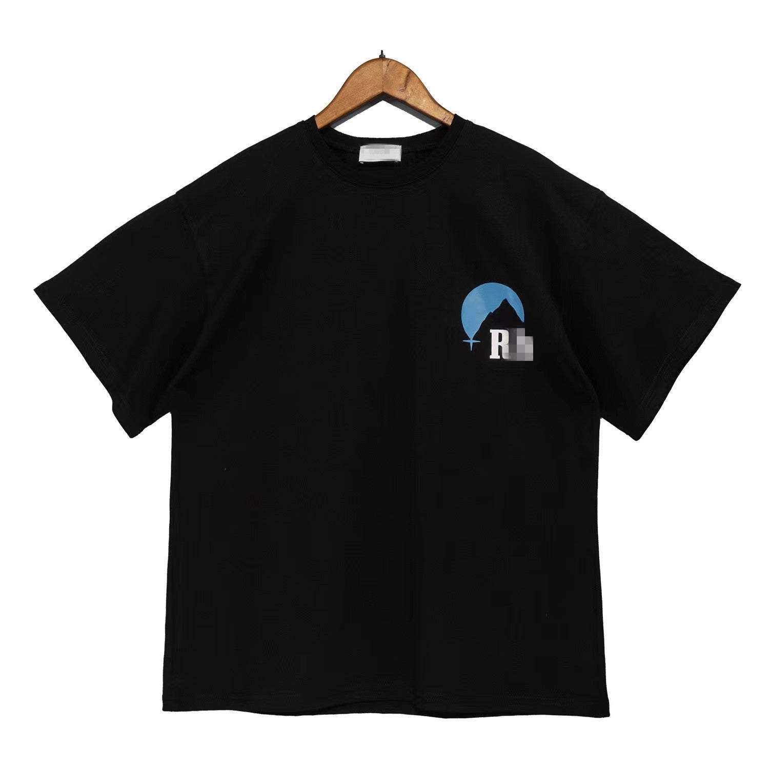 Rhude T Shirt Classic Sunset Theme Printed Short Sleeve T-Shirt