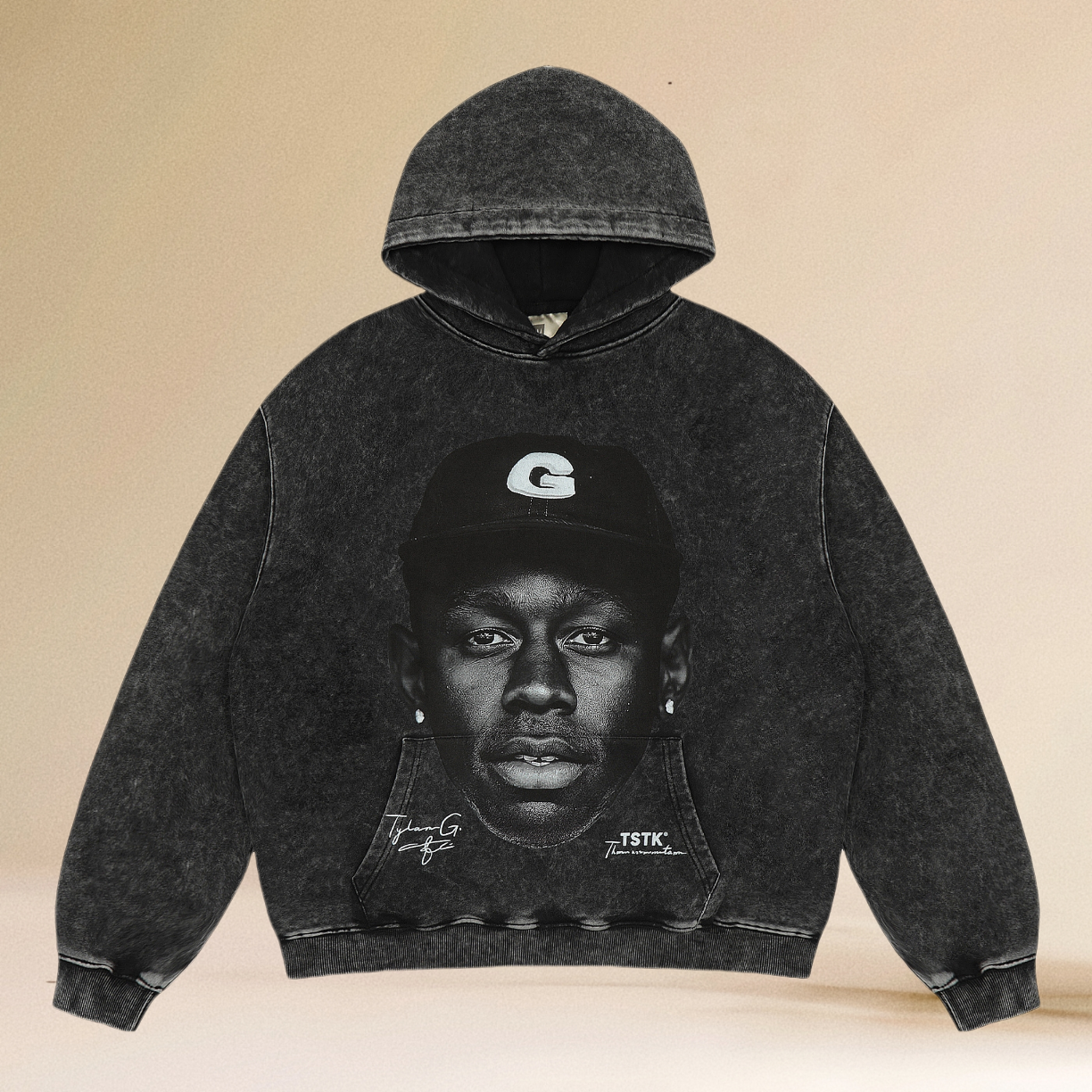 Asap Rocky Hoodie print men's and women's autumn and winter sweater VINTAGE washed and old