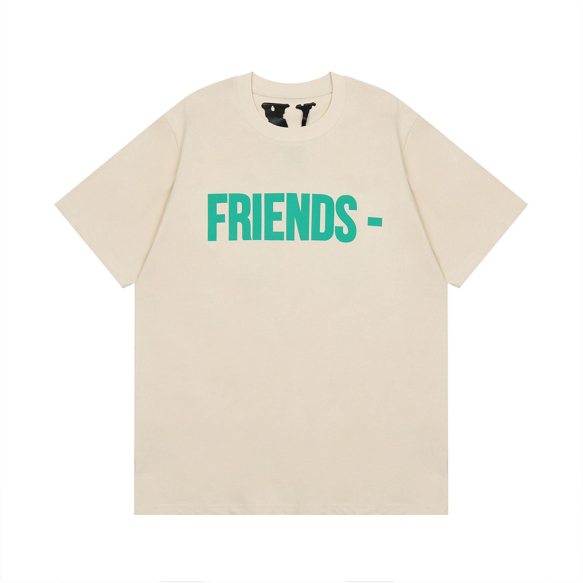 Vlone T Shirt Spring Summer Purple Big V Crew Neck