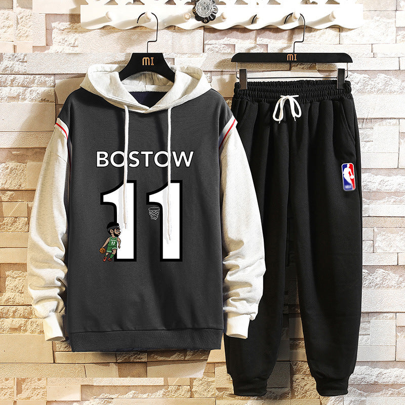 MEN'S Hoodie Casual Two-Piece Suit