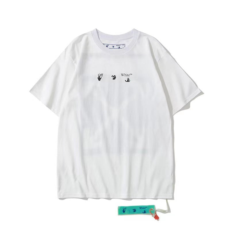 Off White T Shirts Back Sketch Arrow Print