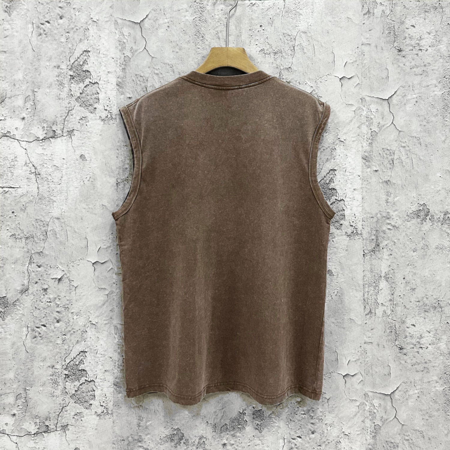 Purple Brand Distressed Tank T Shirts Distressed Sleeveless T-shirt Vest