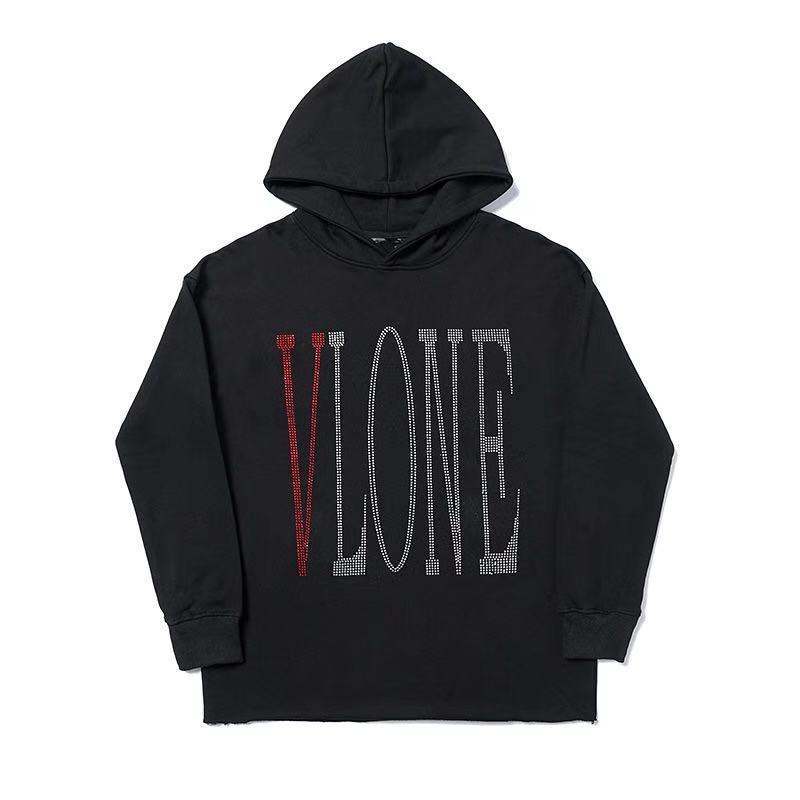 Vlone Hoodie Hoodie Hip Hop Back Red Big V Hoodie