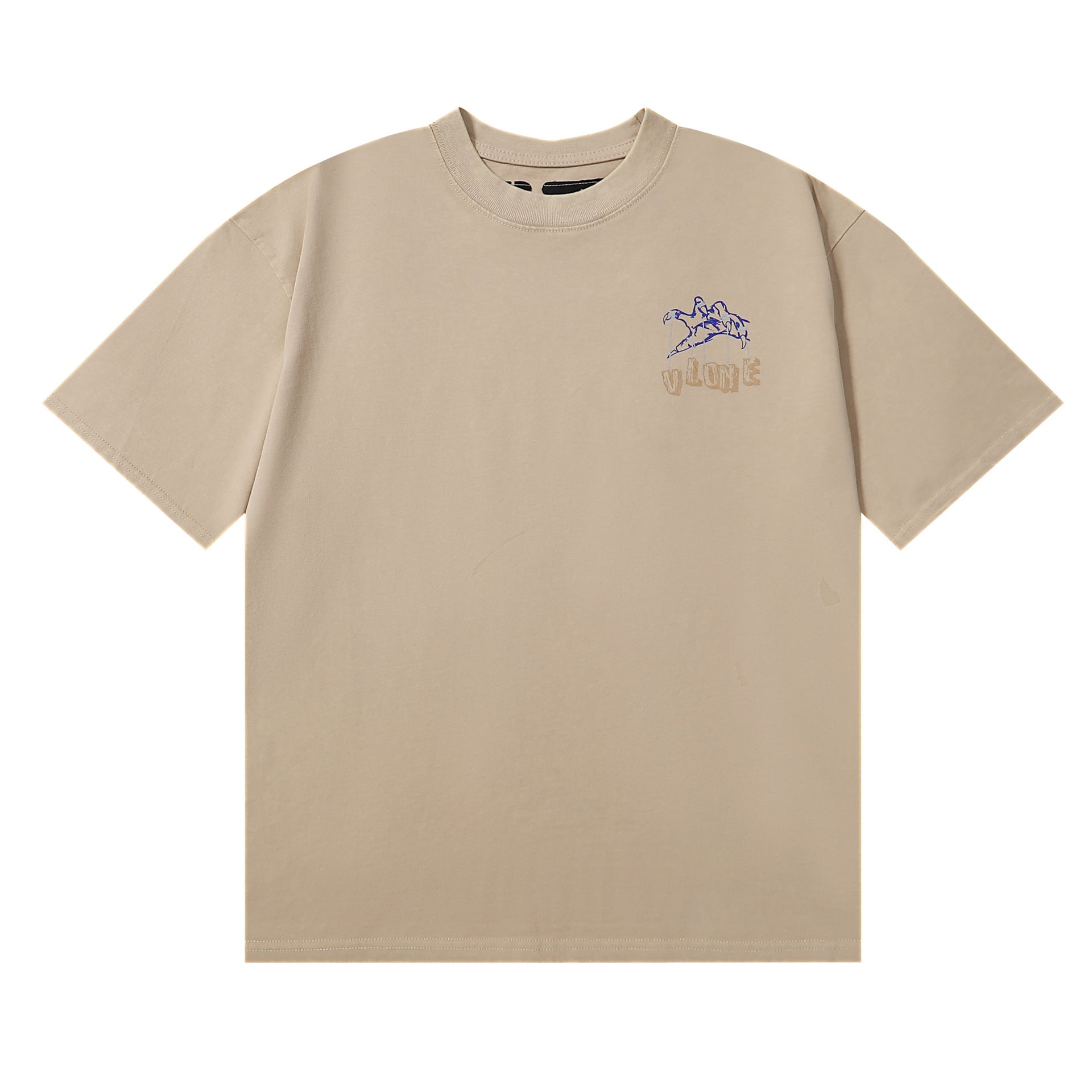 Vlone T Shirt Spring Summer Crew Neck Pullover Short Sleeve