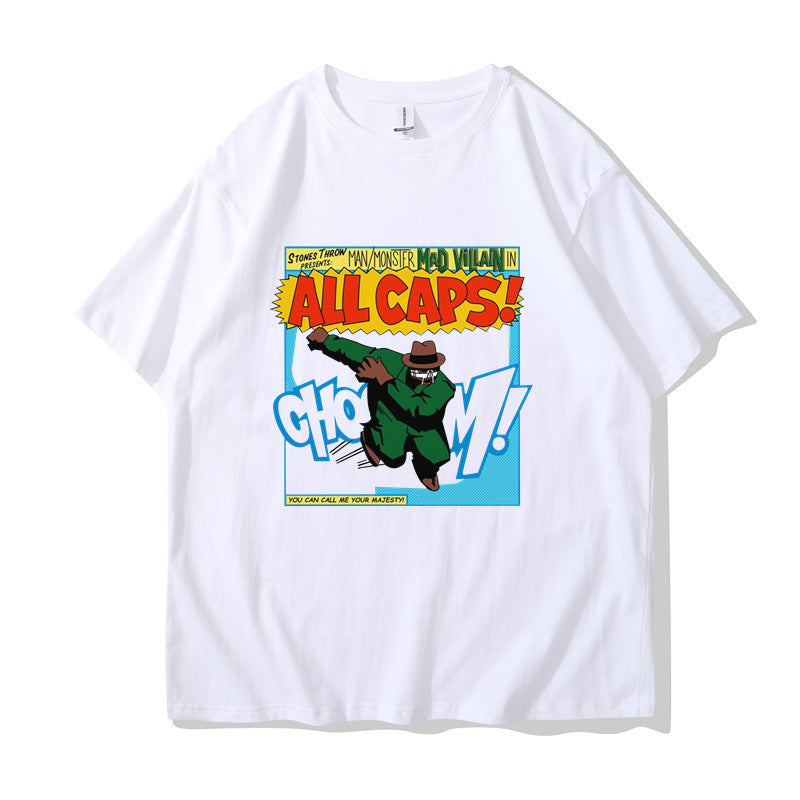 Mf Doom T Shirt Men's Fashion Pattern Personalized Printing