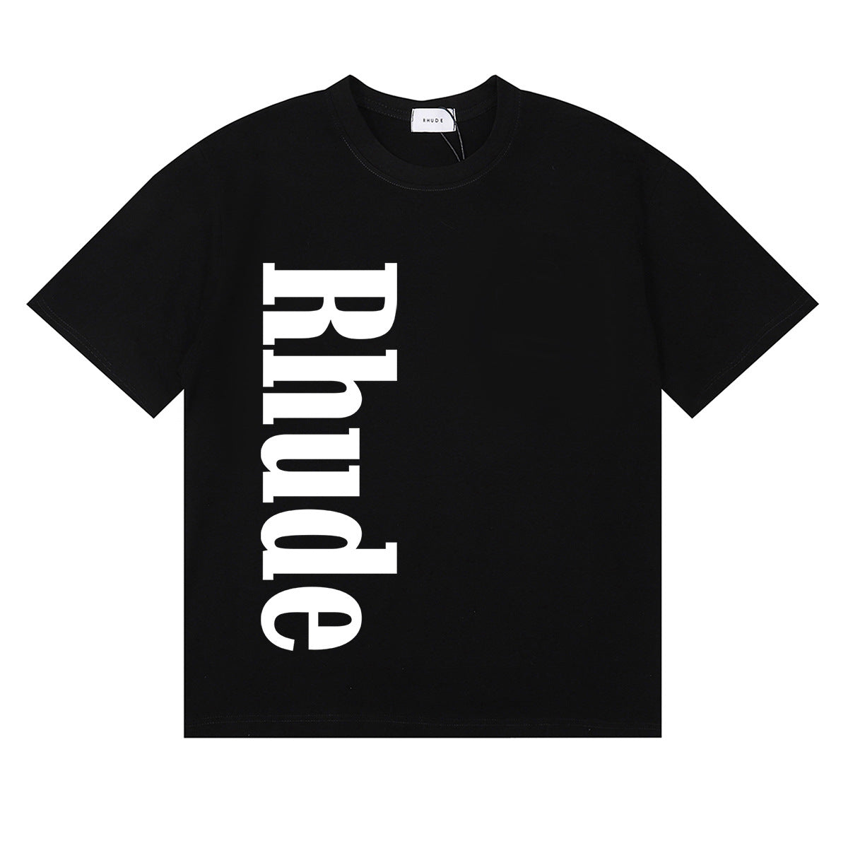 Rhude T Shirt Micro Label Letter Skull Print Short Sleeve T-Shirt