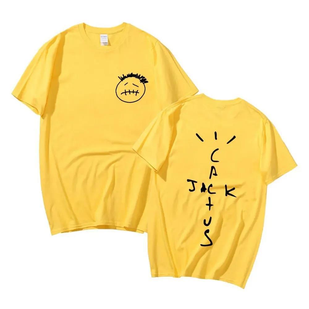 Rapper Cactus Jack Music Album T Shirts Men Women Fashion