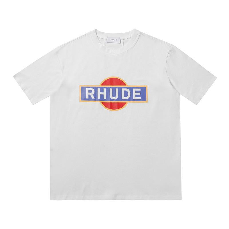 Rhude T Shirt Leopard Print Short Sleeve T-Shirt