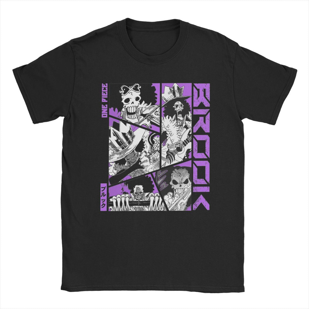 Men LUFFYS FLAG Ones Anime Pieces T Shirt  Cotton Clothing