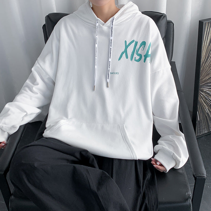 Men's Hoodie Letter Print Loose