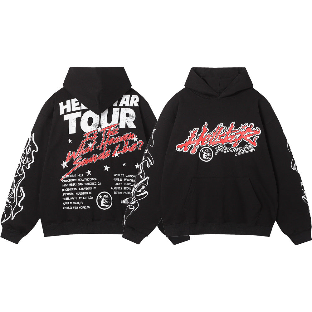 Hellstar Hoodie Casual Sweater Drawstring