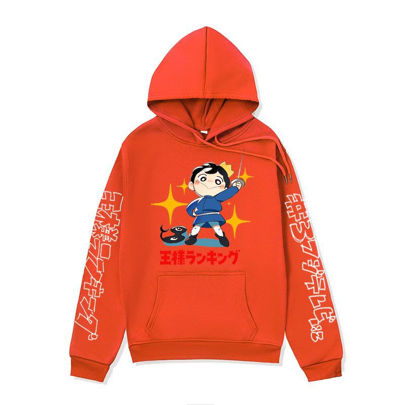 Anime Hoddies King's Ranking Sweatshirt Poji King Print Hoodie