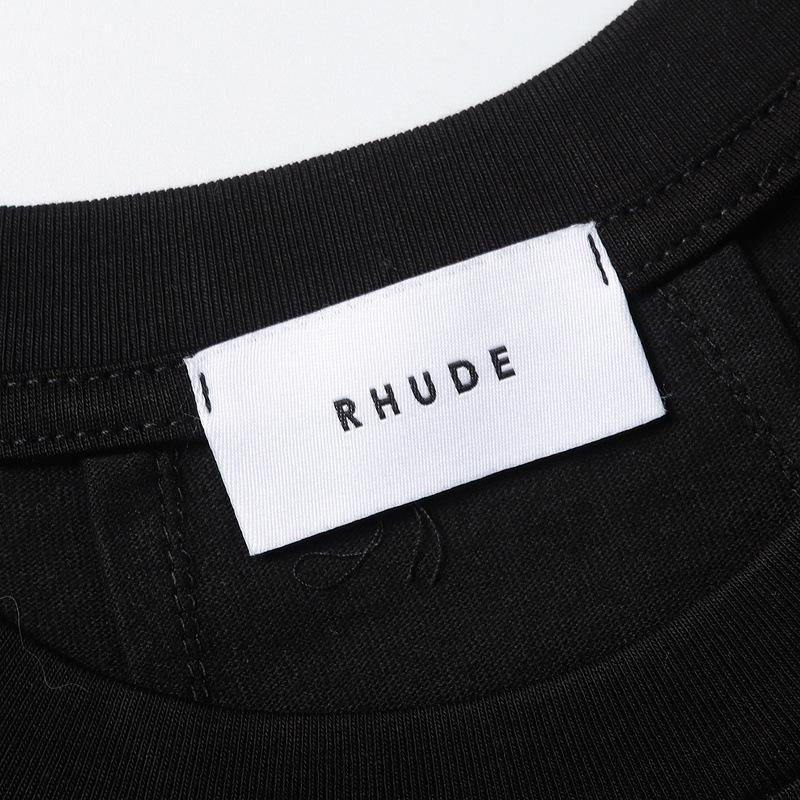 Rhude T Shirt Geometric Print Short Sleeve T-Shirt