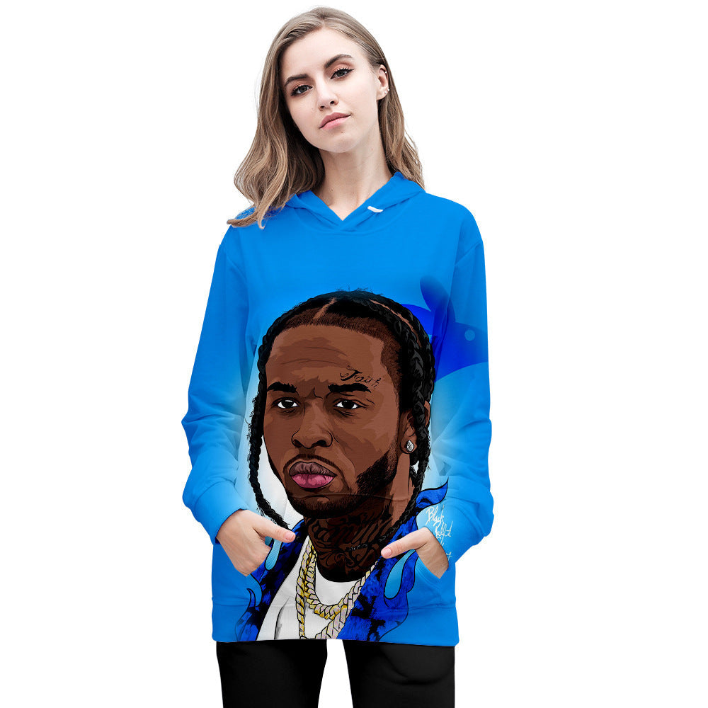 Pop Smoke Hoodies Rap Singer Peripheral Hooded