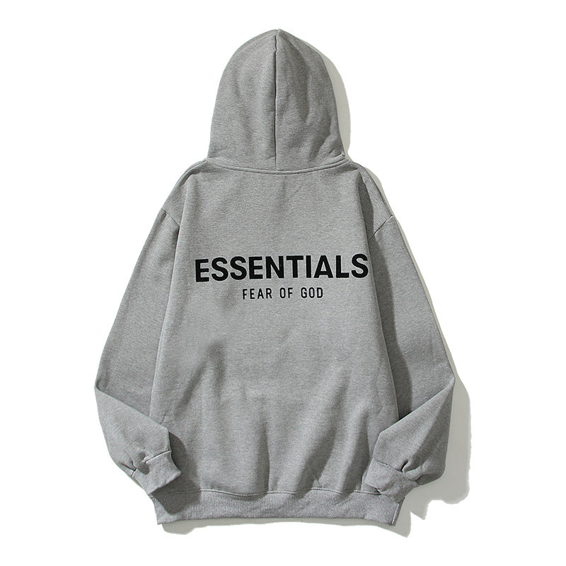 Kanye West Sunday Service Hoodie Fog Autumn And Winter Flocking Hooded Sweater