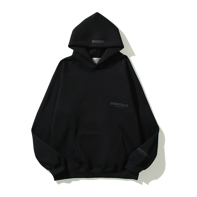 Kanye West Sunday Service Hoodie Fog Hooded Sweater Fleece-Lined Reflective Couple Sweater