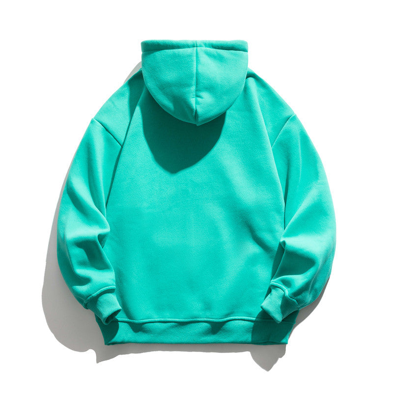 Man Fall Outfis Fall/Winter Printed Hoodie Loose Hoodie