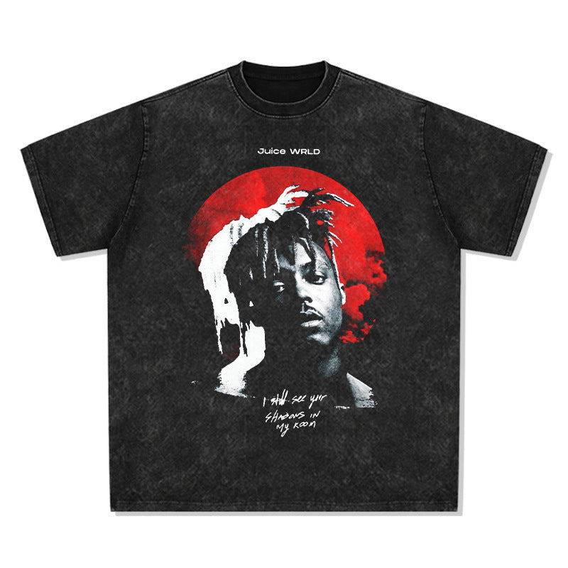 Asap Rocky T Shirts Travis Scott Short Sleeve Eminem ASAP TentacionT-Shirt