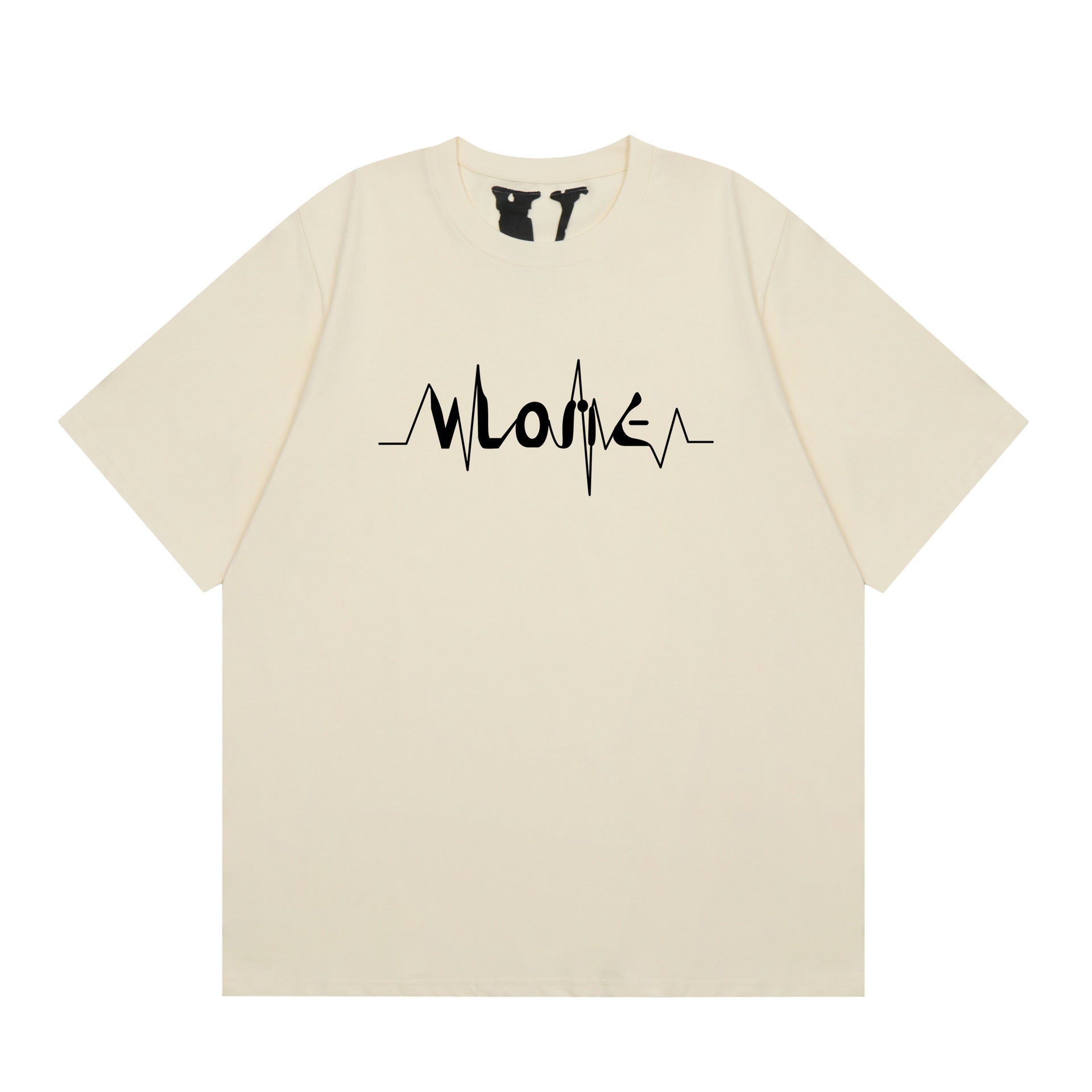 Vlone T Shirt Spring/Summer Letter Pattern