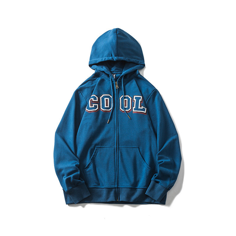 Men's Graphic Hoodies Men's Autumn Printing Hooded Cardigan Sweater Men's