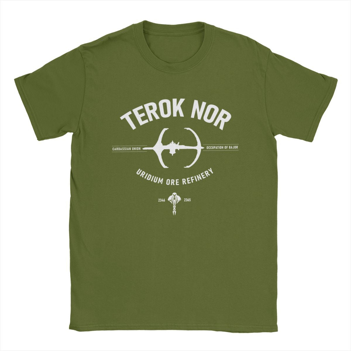 Men's Stars ks Deep Space Nine Terok Nor T Shirts  Cotton