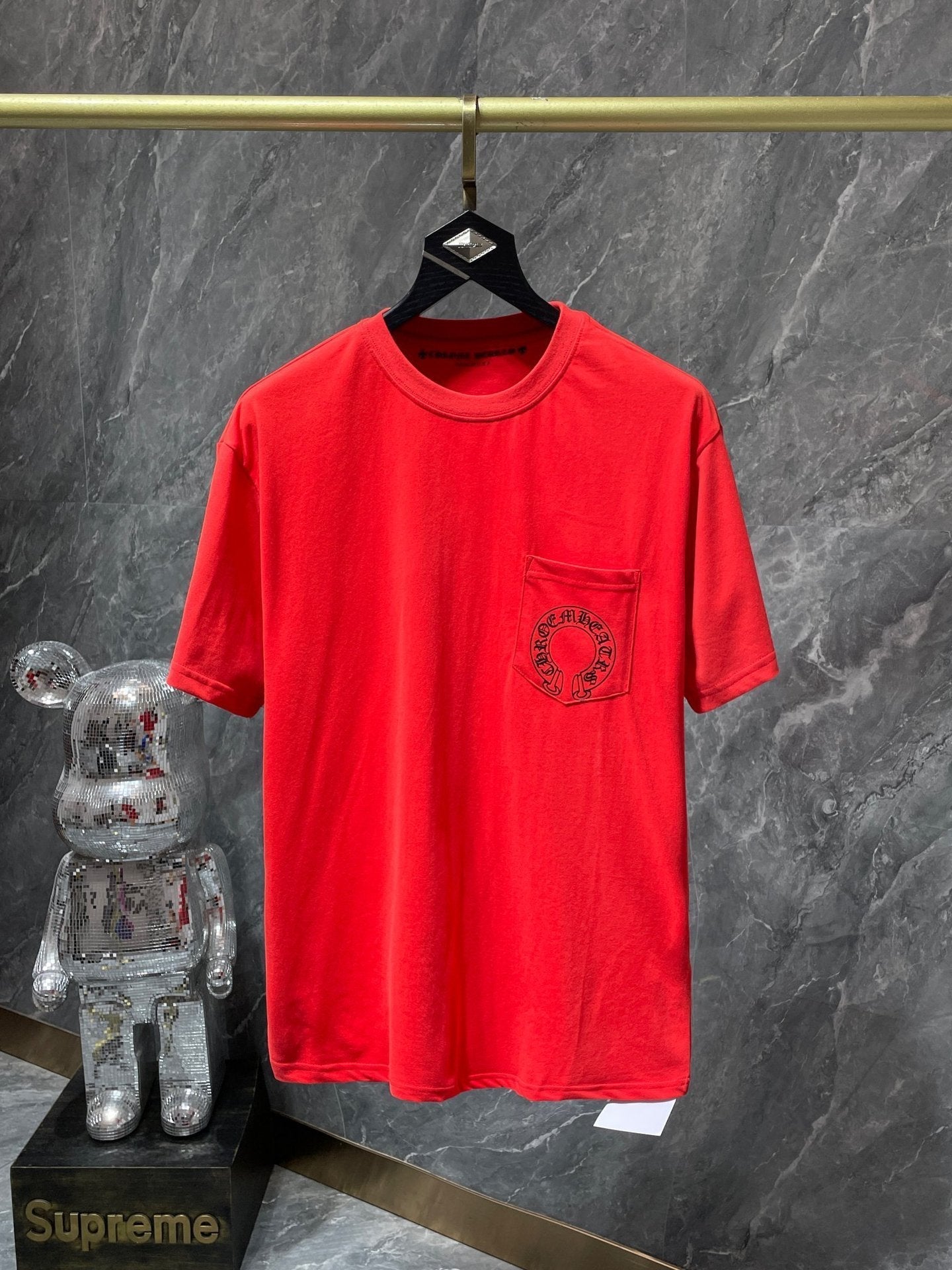 CHH Chrome Hearts T Shirts Mouth Short Sleeve T-shirt Men and Women