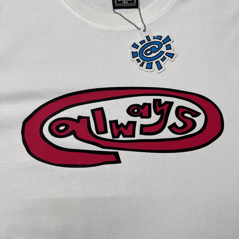 Always Do What You Should Do T Shirts Short Sleeve Casual T-Shirts