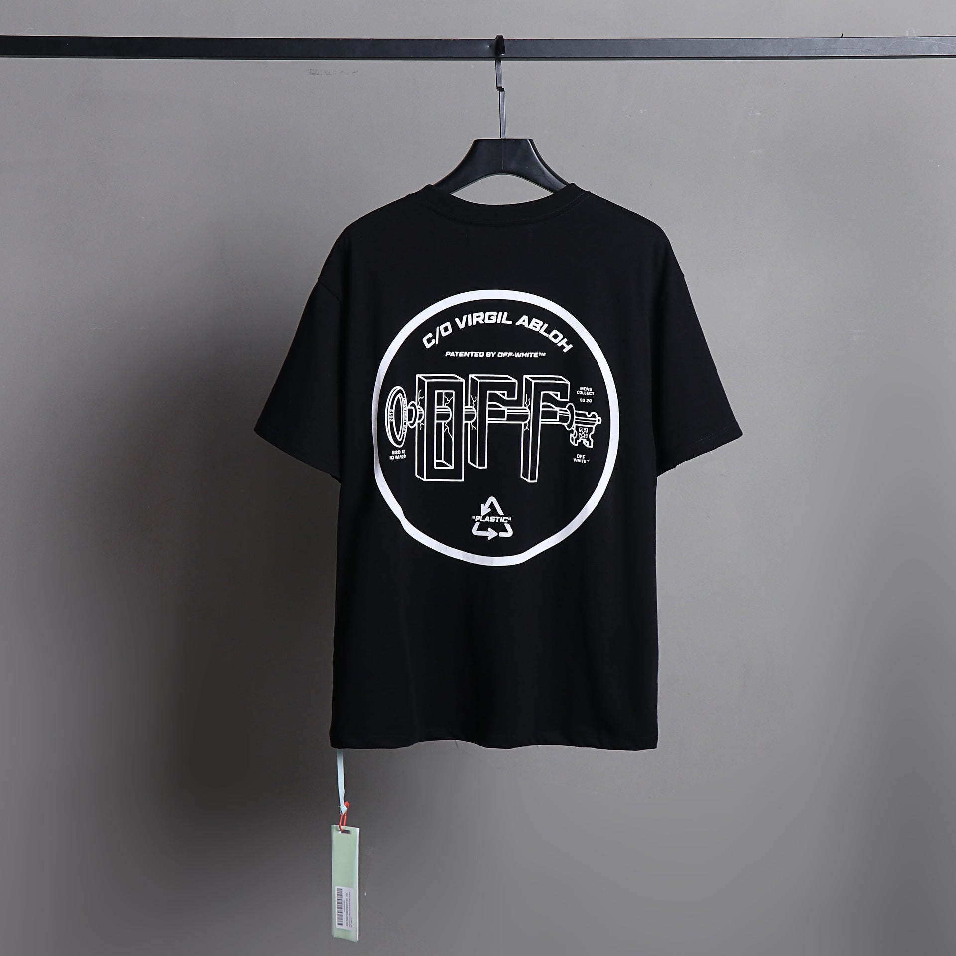 Ow T Shirts Printed Male and Female Trendy Brand Short Sleeve