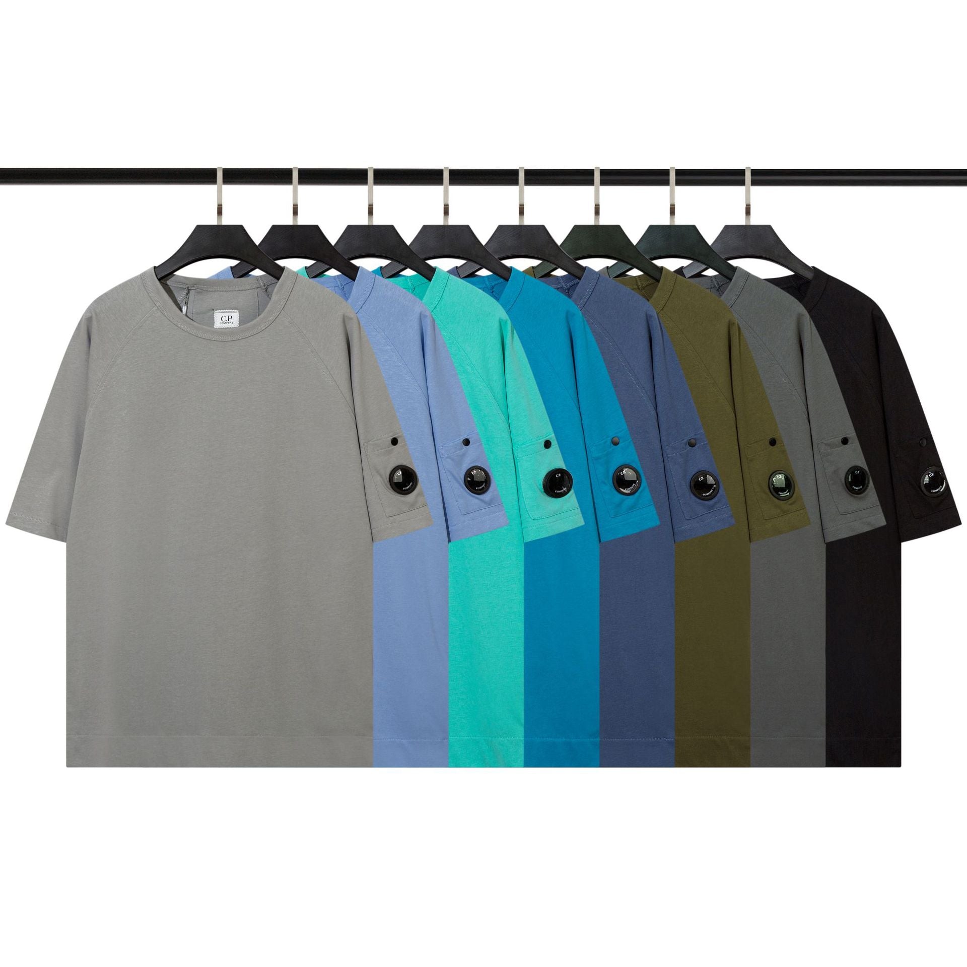 Cp Company T Shirts Summer Casual Loose Crew Neck