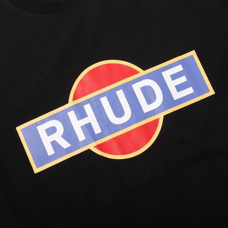 Rhude T Shirt Leopard Print Short Sleeve T-Shirt