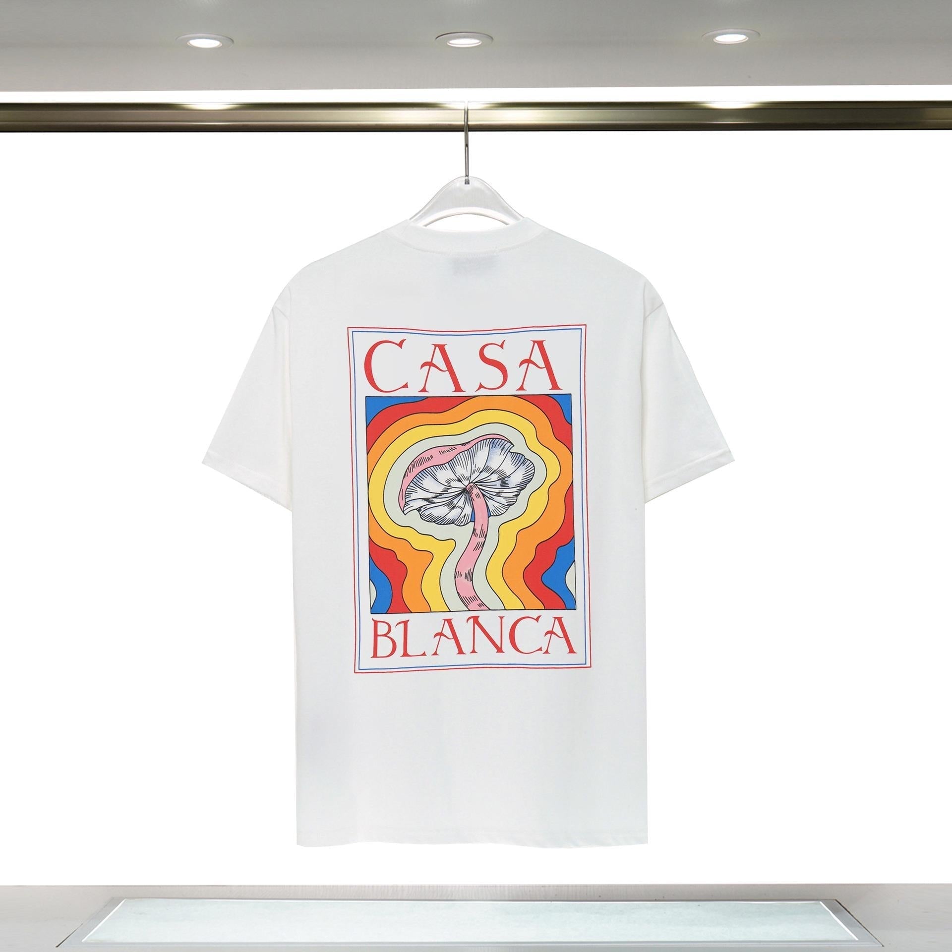 Casablanca T Shirts Fashion Loose