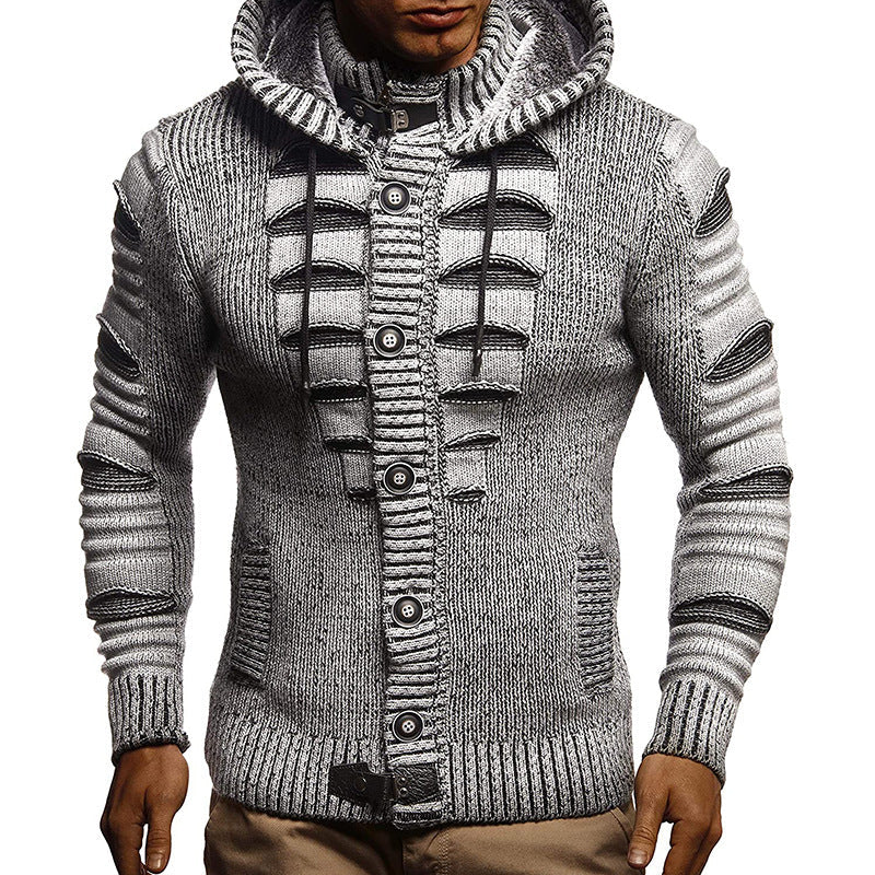 Baja Hoodie Hooded Knit Cardigan Coat