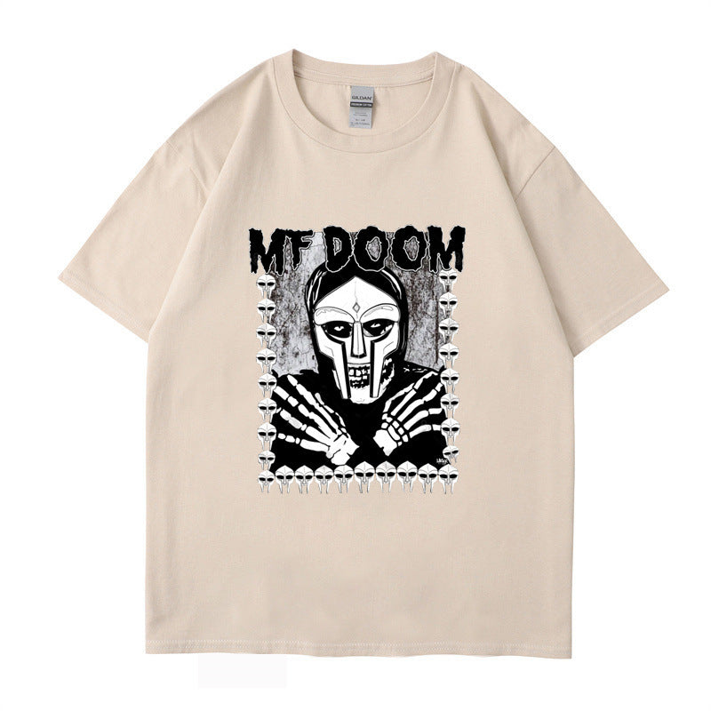 Mf Doom T Shirt Men's and Women's Crew Neck Summer Short Sleeve