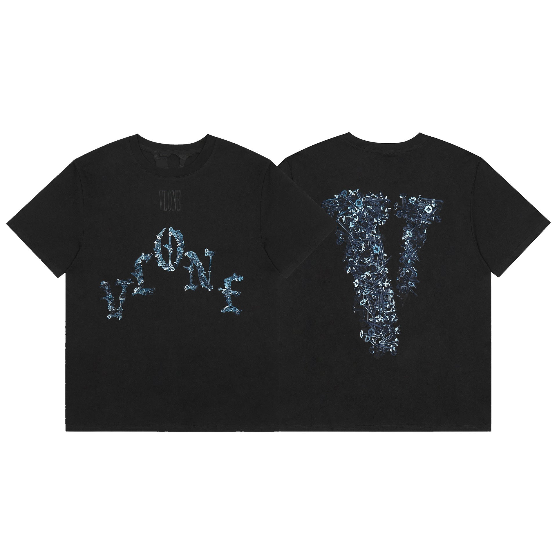 Vlone T Shirt Spring Summer Nail Pattern
