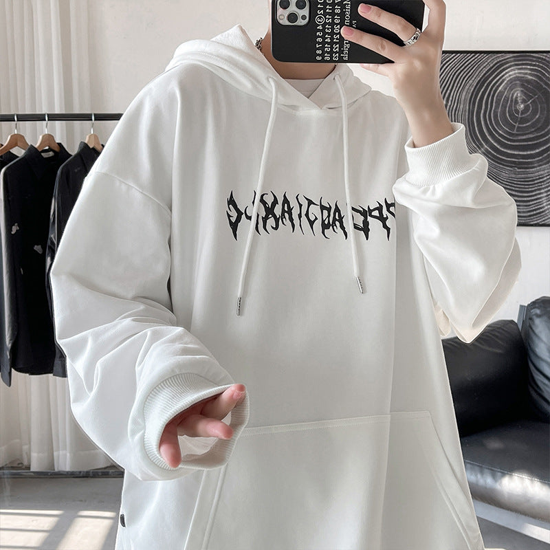 MEN'S Hoodie Floral Print Slit Row Port