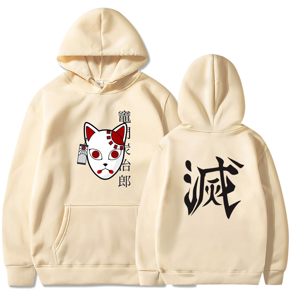 Anime Hoddies Demon Slayer Pullover Women Tanjiro Kamado Costume Hoodie