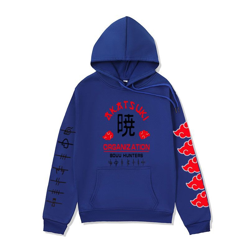 Anime Hoddies Fire Shadow Tissue Printed Hoodie