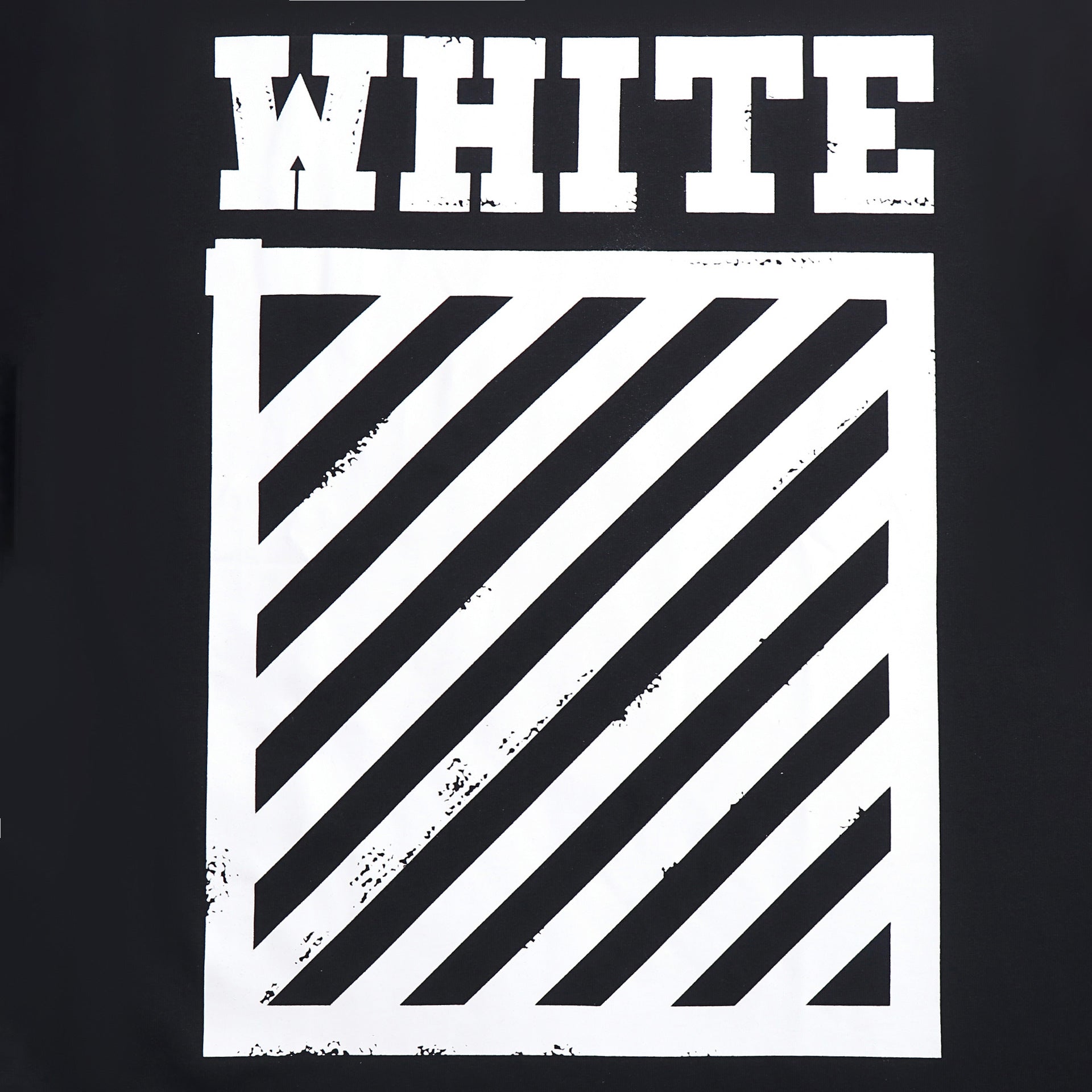 Ow T Shirts Striped Printed Men's and Women's Short Sleeves