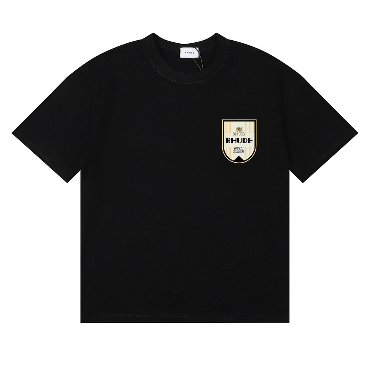 Rhude T Shirt Ski Theme Letter Print Short Sleeve T-Shirt