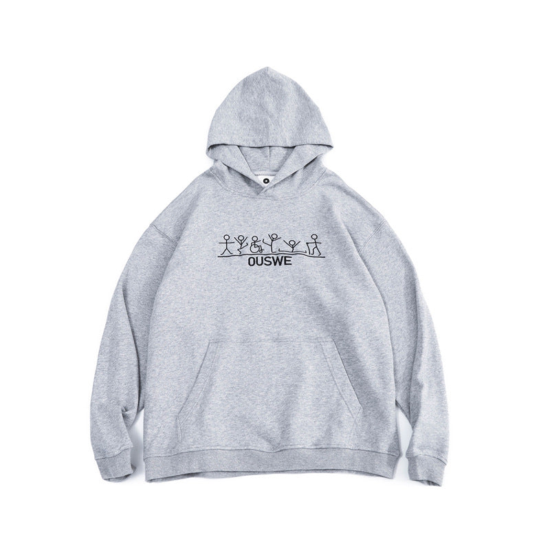 Men's Graphic Hoodies Men's Autumn Sweater Loose Top Men