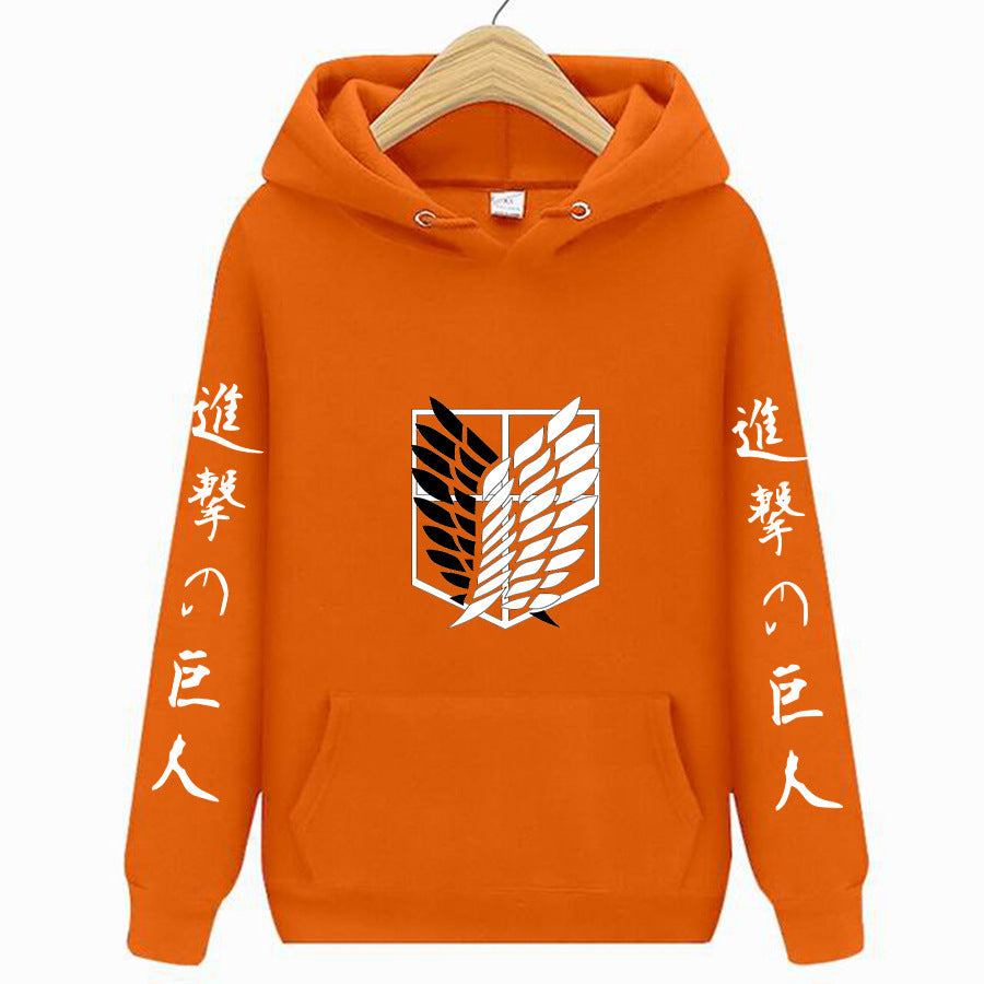 Adolesence Sweatshirt Attack Titan Hoodie Loose Fleece