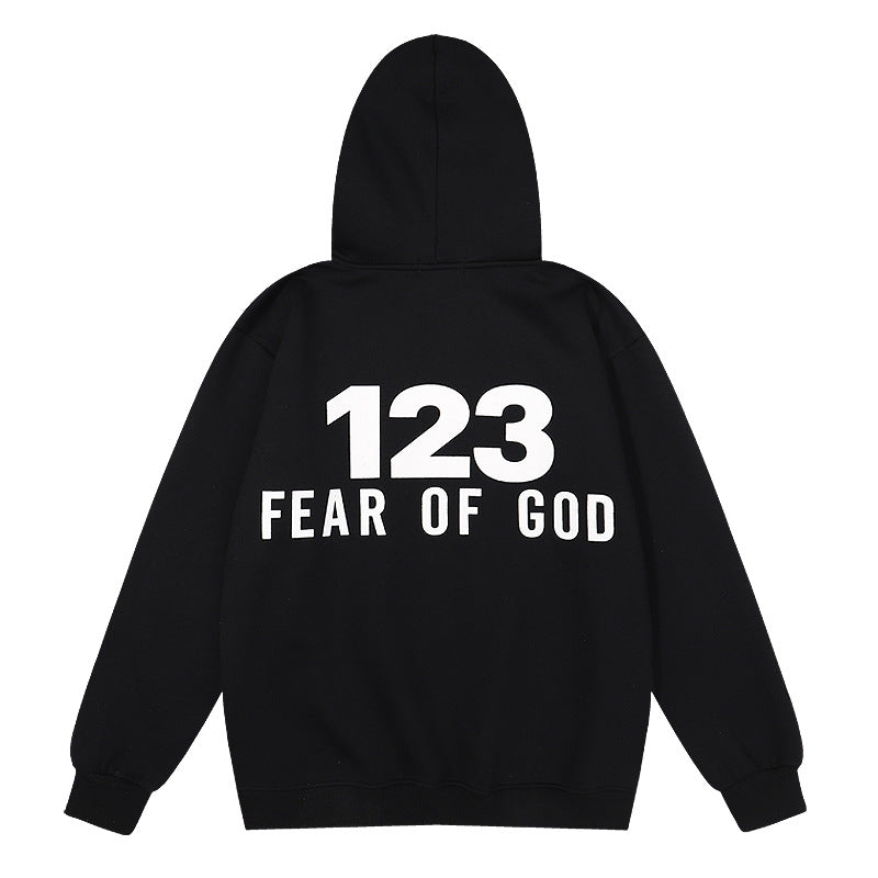 Kanye West Sunday Service Hoodie Autumn And Winter Fog Angel Hoodie Fleece-Lined