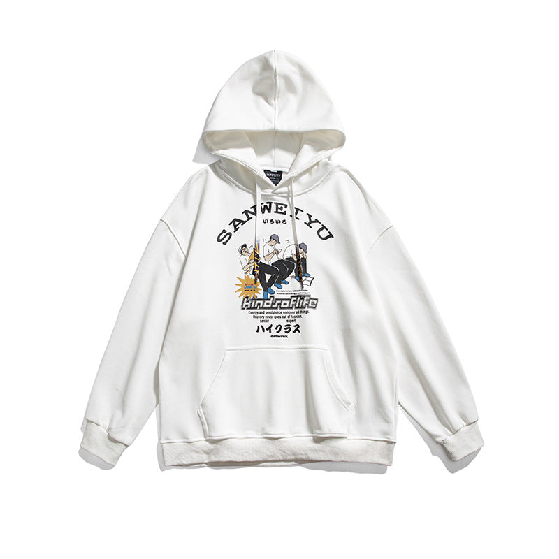 Men's Graphic Hoodies Men's Autumn Printed Hoodie Men's