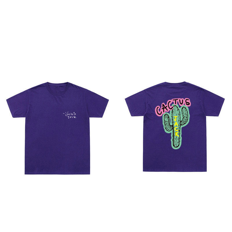 Summer New Cactus Jack T shirt Men Women High Quality Top