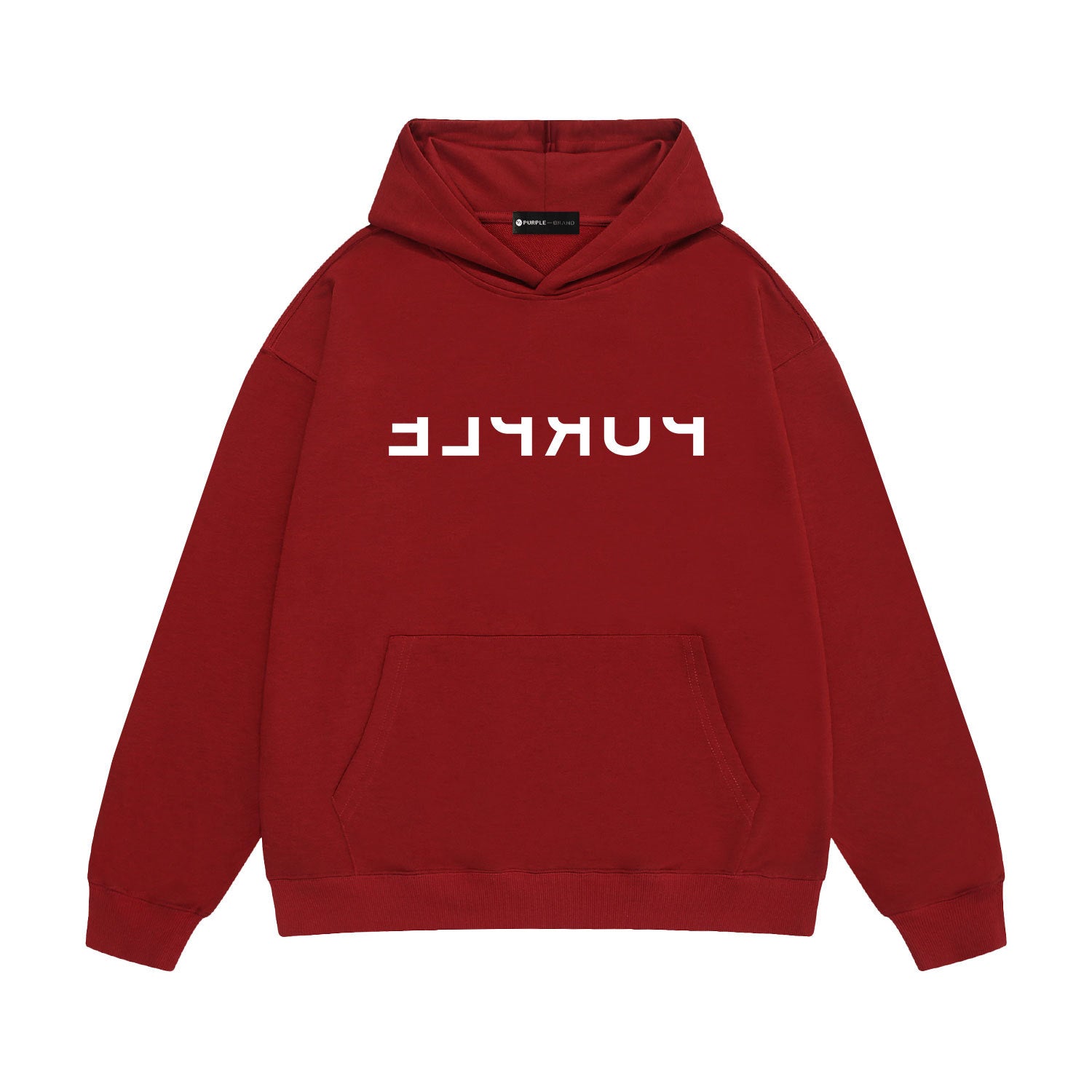 Purple Brand Hoodie Fashion Loose Hooded Sweater