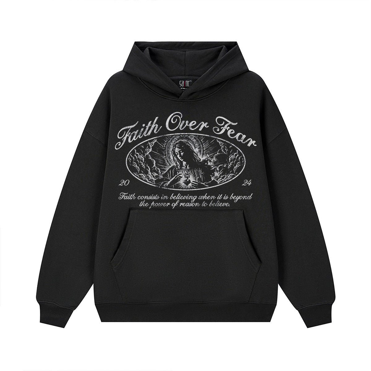 Vintage Hoodie Vintage Madonna print hooded high street crew neck sweater