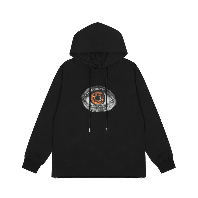 Vlone Hoodie Autumn And Winter Leisure Cotton Hoodie Big V Python Printed Hoodie