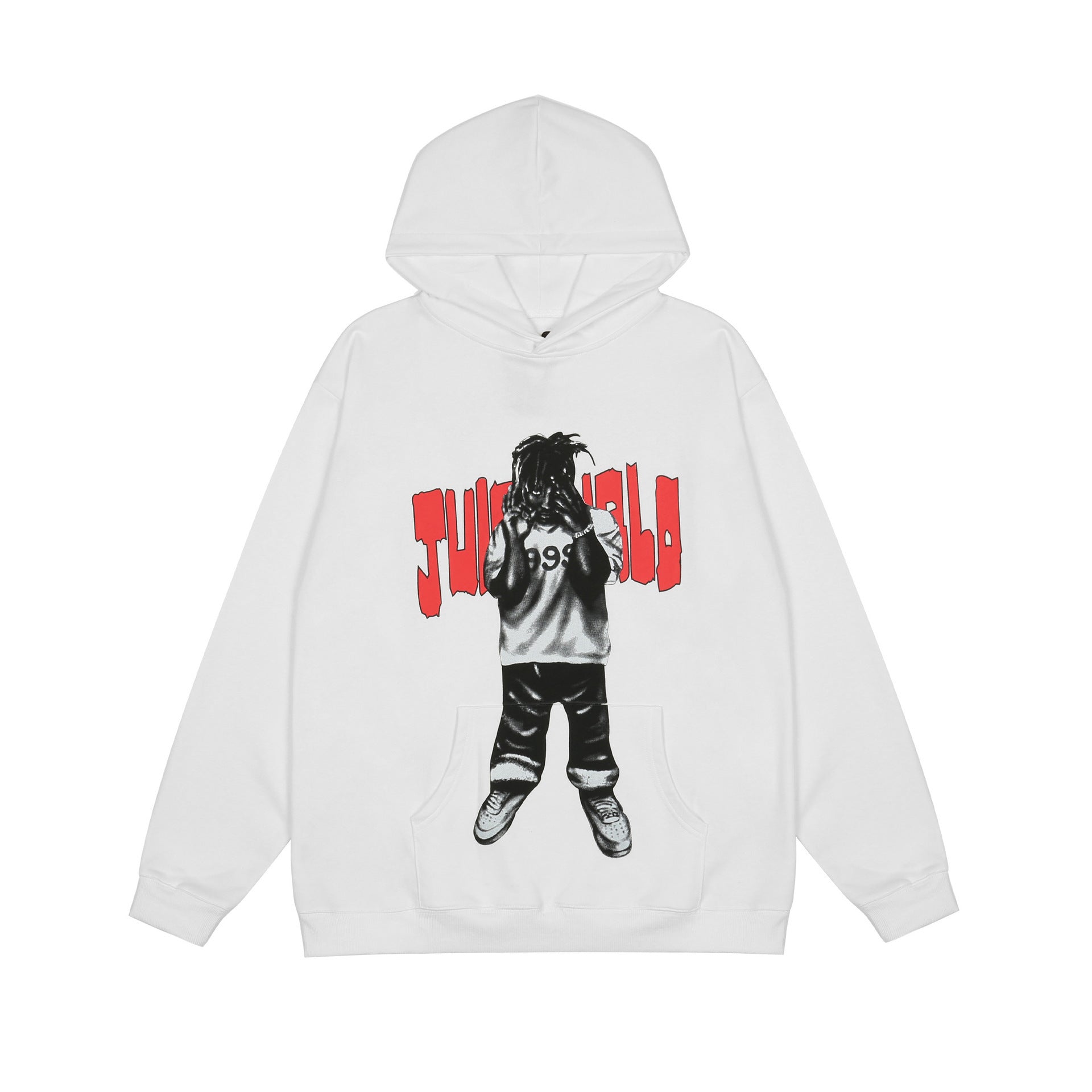 Vlone Hoodie Big V Hooded Sweater Men And Women Hip Hop Bf Hoodie Coat