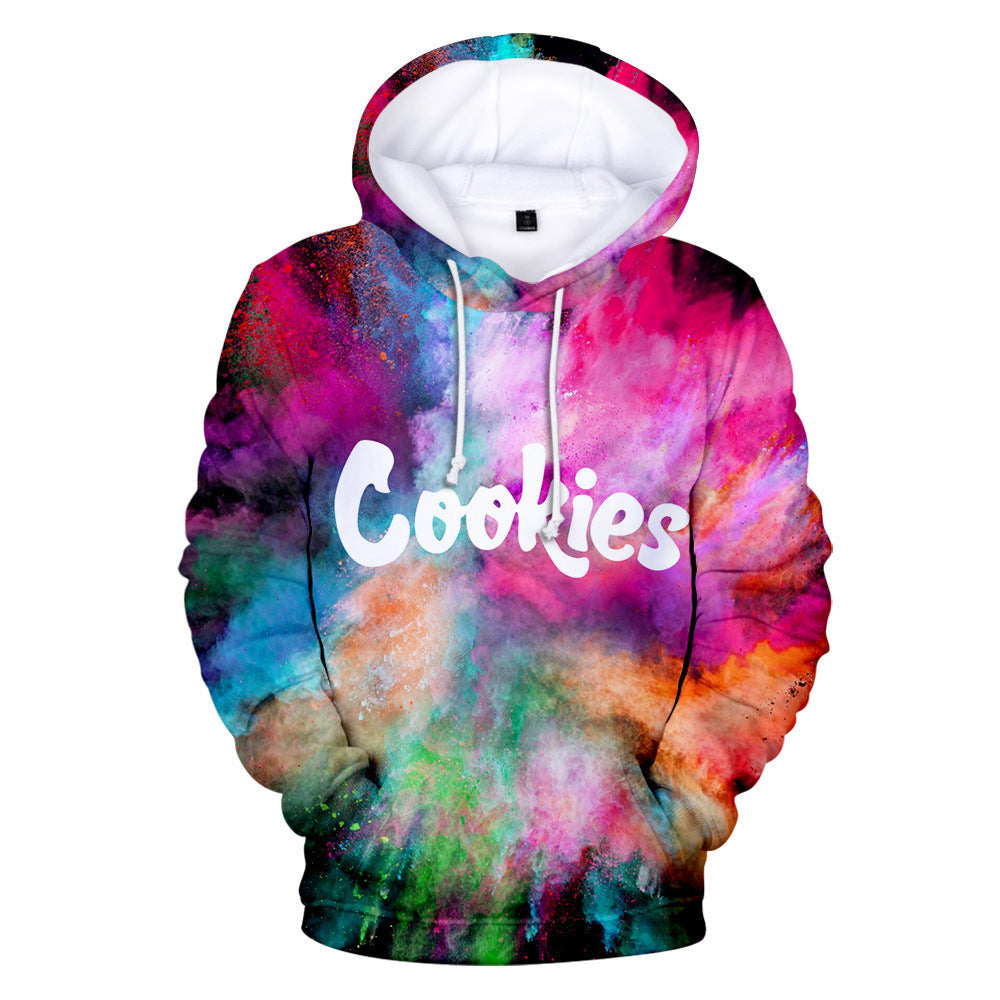 Cookies Hoodie Colorful Print Long Sleeve Hoodie